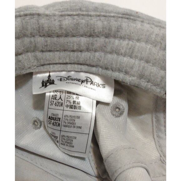 Walt Disney World 1971 Disney Parks Authentic Adult Adjustable Hat Cap Gray Blue - Picture 4 of 10